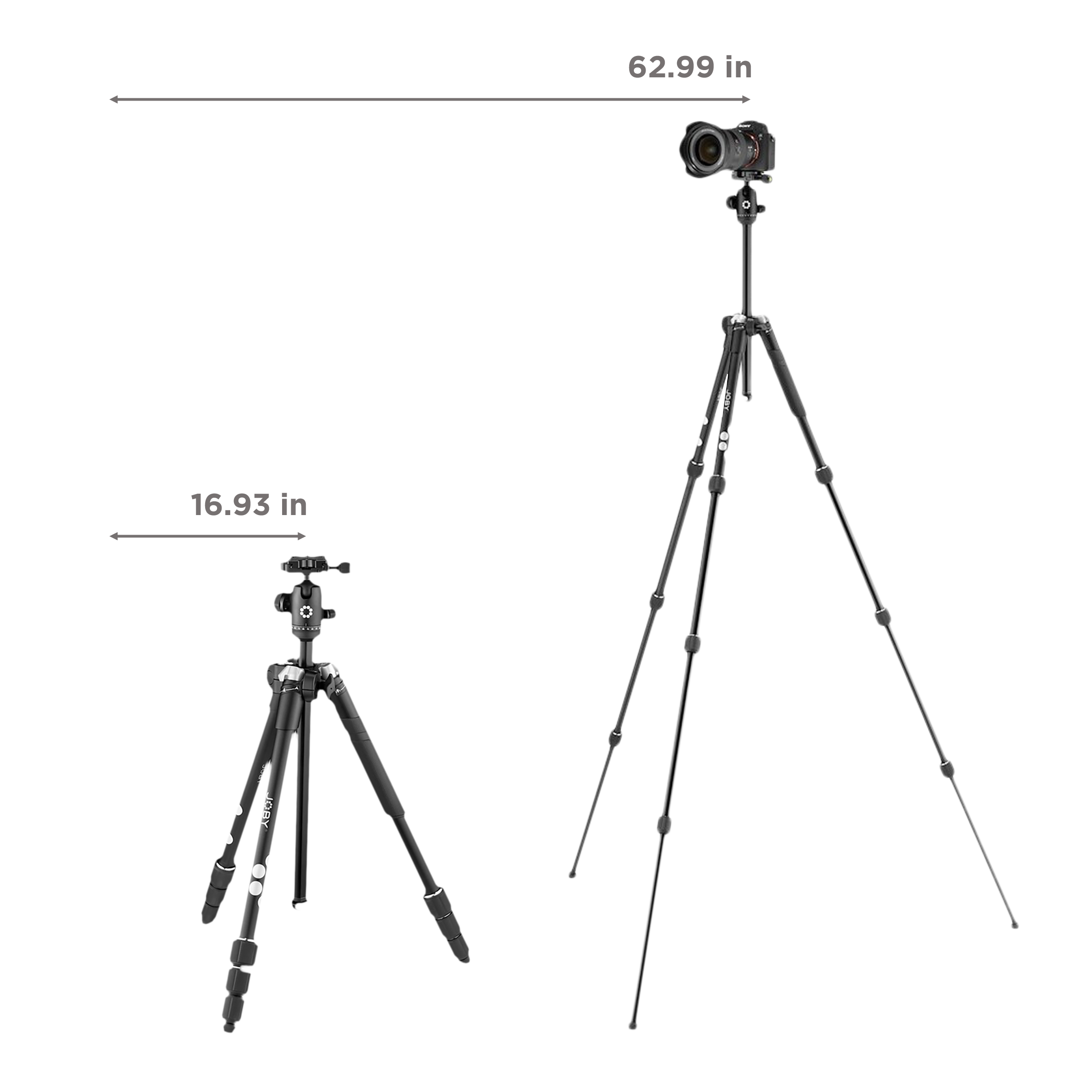 Buy Joby RangePod 160cm Adjustable Tripod for Mobile and Camera (360